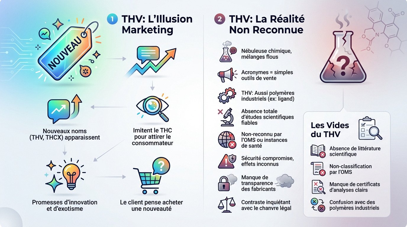 THV : Définition, Effets et Différences avec le THC [2026]