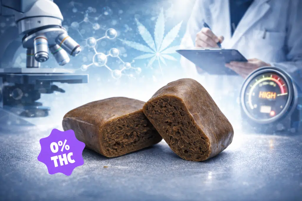 Résine HPC puissante sans THC analysée en laboratoire proposée par BUDDY BOO