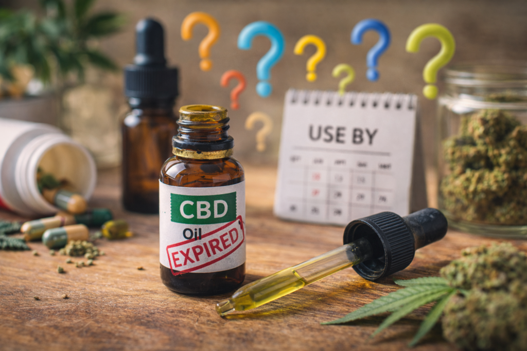 Aceite de CBD caducado