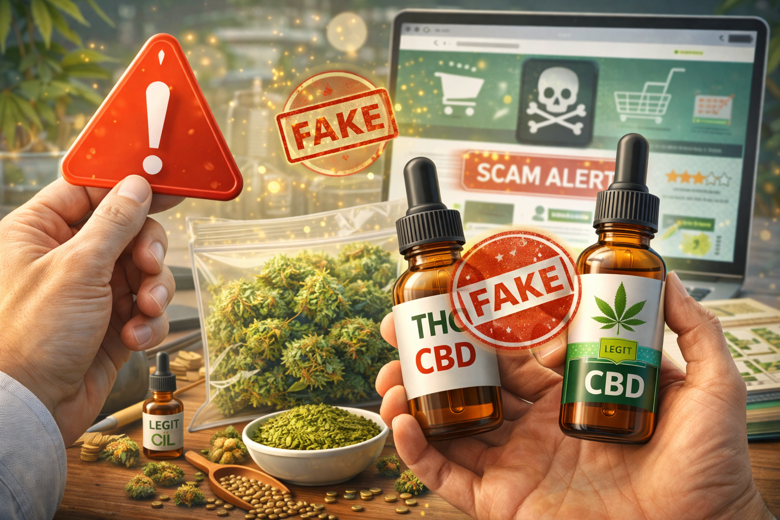 estafa cbd thc