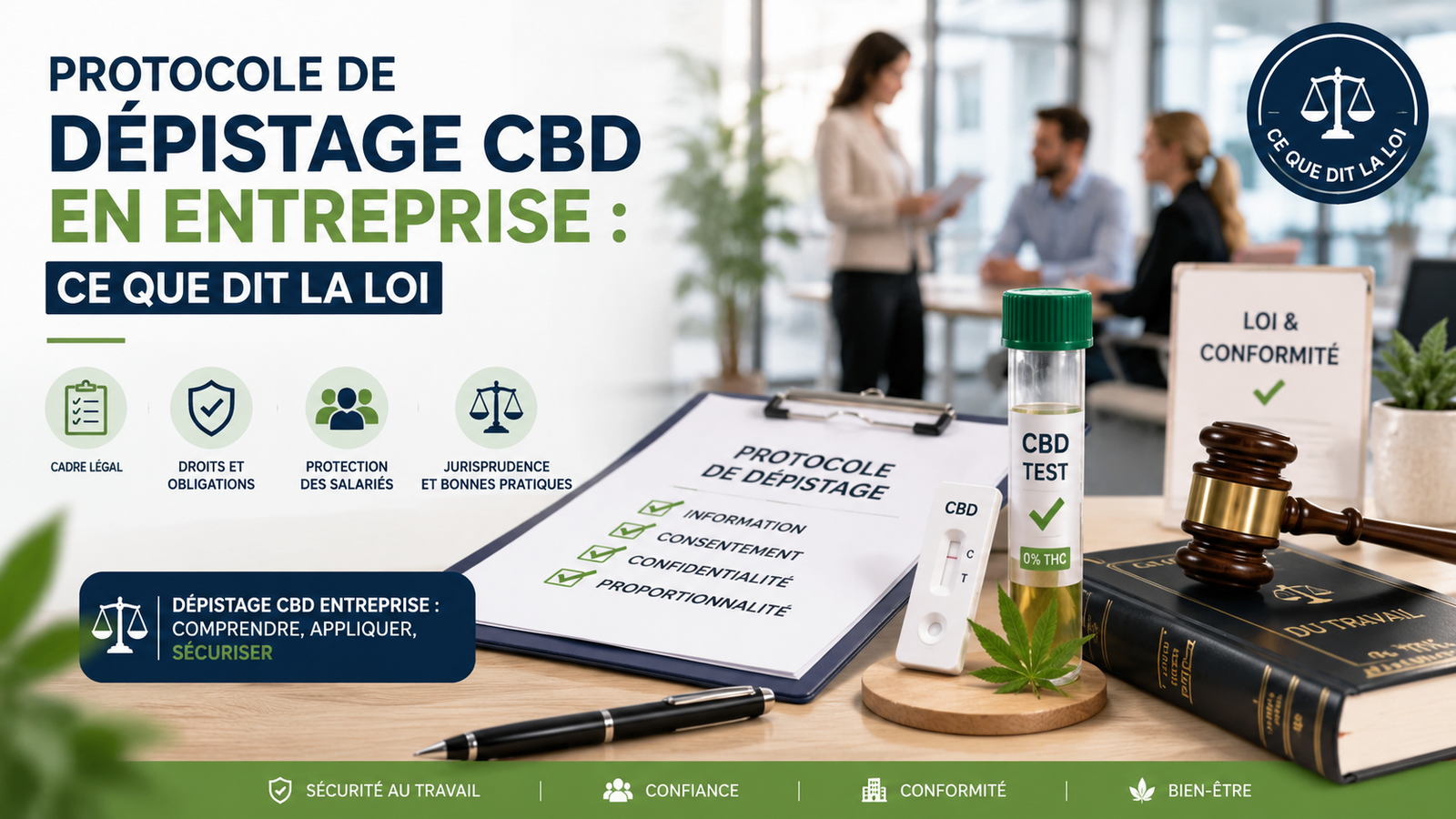 dépistage CBD entreprise