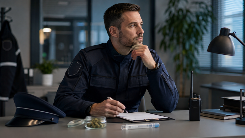 CBD sans THC pour policier